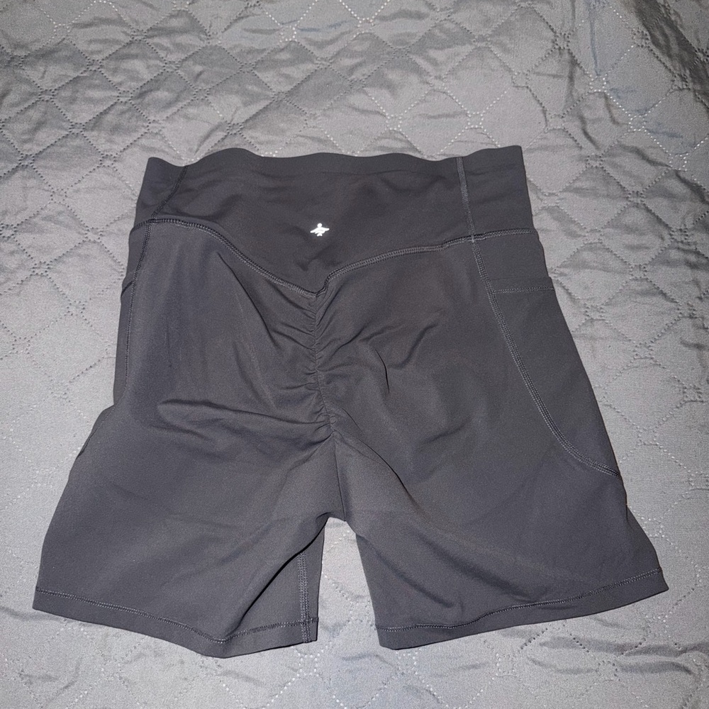 Halara Women’s Gray Active Shorts - Stretch Performance - Picture 2 of 5